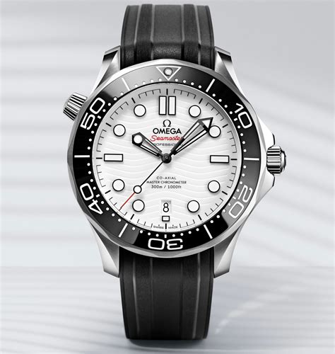 omega seamaster black white|omega seamaster 300m white face.